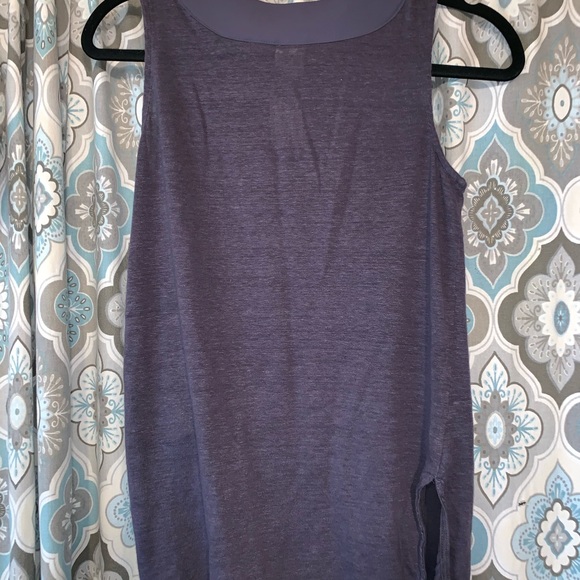 Plum linen tank - Picture 4 of 4